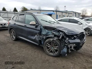 2019 BMW X3 M40i with VIN 5UXTS3C5XK0Z09901, listed as a Copart auction lot 47126345 with Not Provided miles and Salvage Title. Bid and sale history available at DreamBid. Image 4.