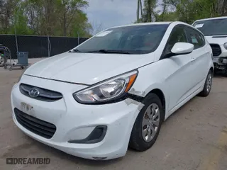 2017 Hyundai Accent SE with VIN KMHCT5AE4HU313404, listed as a IAAI auction lot 42035860 with 123,951 mi miles. Bid and sale history available at carsss.com. Image 6.