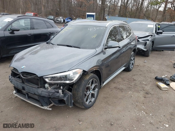 2017 BMW X1 xDrive28i with VIN WBXHT3C37H5F86637, listed as a IAAI auction lot 41300161 with 95,459 mi miles. Bid and sale history available at carsss.com. Image 17.