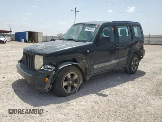 2008 Jeep Liberty Sport with VIN 1J8GN28K18W152811, listed as a Copart auction lot 54127715 with 99,355 mi miles and Salvage Title. Bid and sale history available at carsss.com. Image 1.