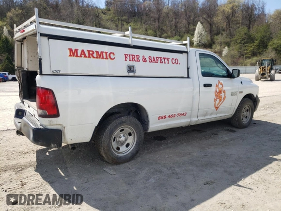 2017 Ram 1500 Tradesman with VIN 3C6JR7DT7HG668870, listed as a Copart auction lot 49481055 with 166,642 mi miles and Salvage title. Bid and sale history available at DreamBid. Image 3.