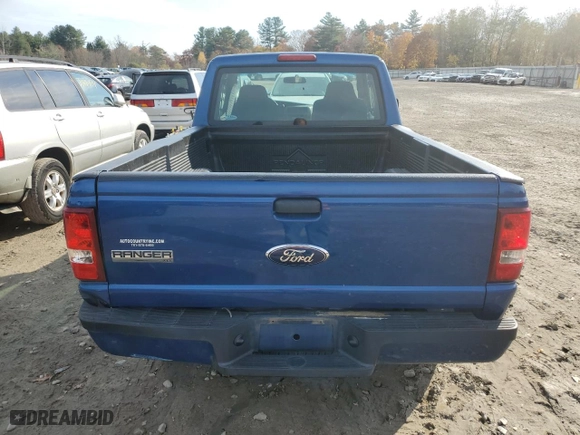 2007 Ford Ranger XL with VIN 1FTZR15E77PA37037, listed as a Copart auction lot 77757204 with 76984 miles and Clean Title. Bid and sale history available at carsss.com. Image 6.
