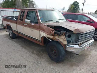 1986 Ford F-150 with VIN 1FTEX15N3GKB36066, listed as a IAAI auction lot 41217069 with 1 mi miles. Bid and sale history available at carsss.com. Image 1.