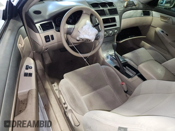 2007 Toyota Solara SE with VIN 4T1CE30P77U761250, listed as a Copart auction lot 62645425 with Not provided miles and Salvage title. Bid and sale history available at DreamBid. Image 8.