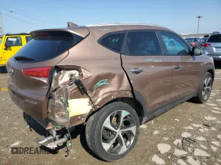 2016 Hyundai Tucson Sport with VIN KM8J33A22GU251291, listed as a Copart auction lot 52019285 with 120,218 mi miles and Salvage Title. Bid and sale history available at carsss.com. Image 3.