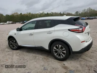 2016 Nissan Murano S with VIN 5N1AZ2MH5GN120150, listed as a Copart auction lot 51844055 with 80,751 mi miles and Salvage Title. Bid and sale history available at carsss.com. Image 2.