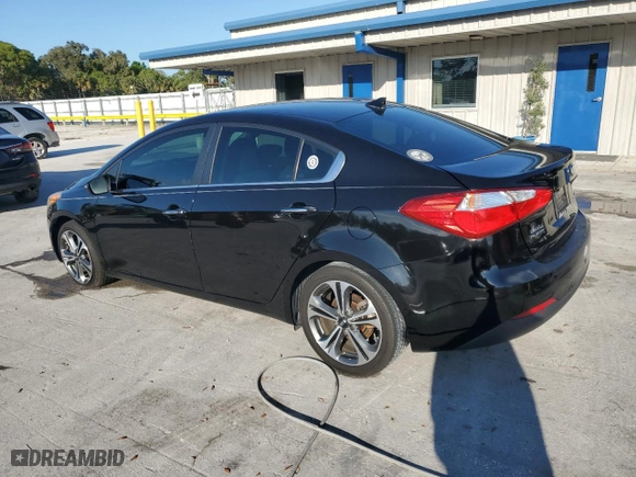 2016 Kia Forte EX with VIN KNAFX4A85G5480581, listed as a Copart auction lot 47047905 with 104,821 mi miles and Salvage Title. Bid and sale history available at carsss.com. Image 2.