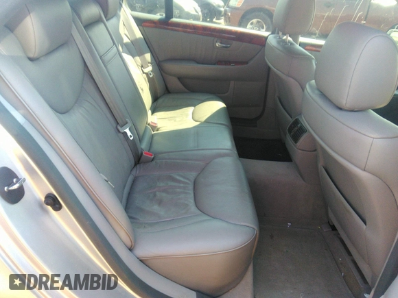 2005 Lexus LS 430 with VIN JTHBN36F955001986, listed as a IAAI auction lot 34319638 with 102,516 mi miles. Bid and sale history available at carsss.com. Image 8.