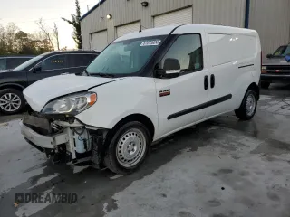 2019 Ram ProMaster City Cargo Tradesman with VIN ZFBHRFABXK6M09475, listed as a Copart auction lot 87075924 with 96,129 mi miles and Salvage Title. Bid and sale history available at carsss.com. Image 1.