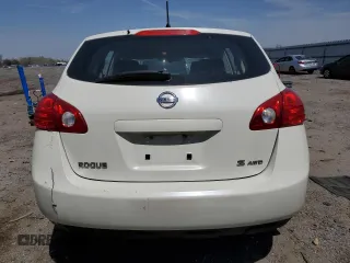 2009 Nissan Rogue S with VIN JN8AS58V29W179202, listed as a Copart auction lot 53687955 with 195,620 mi miles and Salvage Title. Bid and sale history available at carsss.com. Image 6.