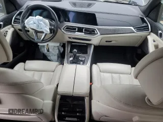 2020 BMW X5 xDrive40i with VIN 5UXCR6C05L9B00842, listed as a Copart auction lot 53187955 with Not provided miles and Salvage title. Bid and sale history available at DreamBid. Image 8.