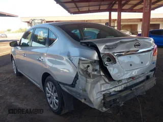 2014 Nissan Sentra SV with VIN 1N4AB7APXEN855243, listed as a IAAI auction lot 42554028 with 161,671 mi miles and . Bid and sale history available at DreamBid. Image 3.
