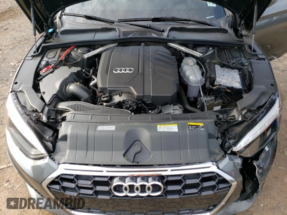 2021 Audi A5 Sportback S line Premium Plus with VIN WAUFACF51MA033419, listed as a Copart auction lot 63228053 with 37,590 mi miles. Bid and sale history available at carsss.com. Image 12.