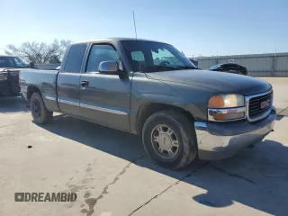 2001 GMC New Sierra 1500 SL with VIN 1GTEC19V91Z170484, listed as a Copart auction lot 43427915 with 357,362 mi miles and Clean Title. Bid and sale history available at carsss.com. Image 4.