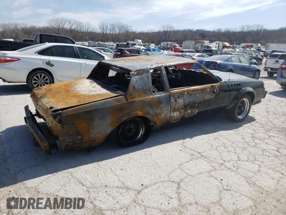 1987 Buick Regal with VIN 1G4GJ117XHP452212, listed as a Copart auction lot 45395424 with Not Provided miles and Non Repairable. Bid and sale history available at DreamBid. Image 3.