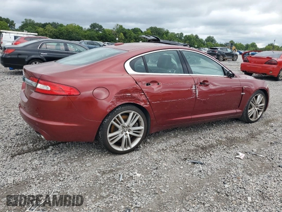 2010 Jaguar XF Supercharged with VIN SAJWA0HE1AMR74203, listed as a Copart auction lot 64029824 with 128,676 mi miles and Salvage Title. Bid and sale history available at carsss.com. Image 3.