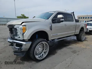 2017 Ford F-350 Platinum with VIN 1FT8W3BT2HEC01200, listed as a Copart auction lot 51653455 with 94,440 mi miles and Salvage Title. Bid and sale history available at DreamBid. Image 1.