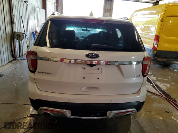 2016 Ford Explorer Limited z VIN 1FM5K8FH0GGC31053, wystawiony jako Copart lot #58266625 z przebiegiem 70 227 mil mil oraz Szkoda całkowita • Salvage title. Historia ofert i sprzedaży dostępna na DreamBid. Obrazek 6.