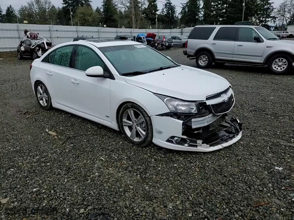 2014 Chevrolet Cruze 2LT with VIN 1G1PF5SB0E7209366, listed as a Copart auction lot 86144614 with 129,206 mi miles and Salvage Title. Bid and sale history available at carsss.com. Image 10.