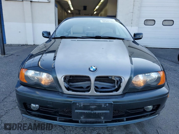 2003 BMW 3 Series 325Ci with VIN WBABS33423JY44040, listed as a Copart auction lot 88942165 with 162,105 mi miles and Salvage Title. Bid and sale history available at carsss.com. Image 5.