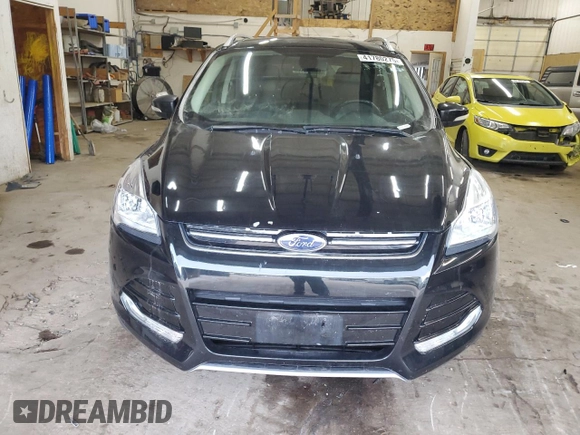 2015 Ford Escape Titanium with VIN 1FMCU9JX9FUA30970, listed as a Copart auction lot 41780275 with 106,114 mi miles and Salvage Title. Bid and sale history available at DreamBid. Image 5.