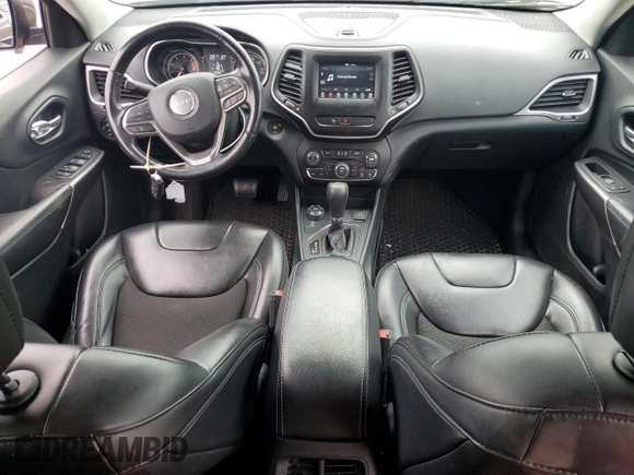 2020 Jeep Cherokee Latitude Plus with VIN 1C4PJMLB2LD594023, listed as a Copart auction lot 52951605 with 61,555 mi miles and Salvage Title. Bid and sale history available at DreamBid. Image 8.