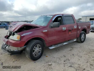 2007 Ford F-150 XLT with VIN 1FTRW12W87FA75503, listed as a Copart auction lot 43819045 with 127,577 mi miles and Salvage Title. Bid and sale history available at carsss.com. Image 1.