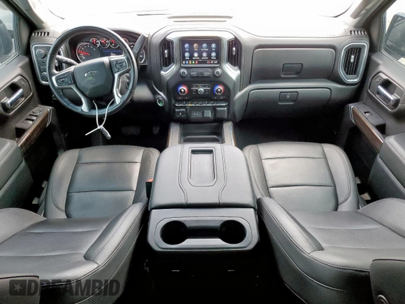 2021 Chevrolet Silverado 1500 RST with VIN 3GCUYEEL0MG104712, listed as a Copart auction lot 47410935 with 51,022 mi miles and Clean Title. Bid and sale history available at carsss.com. Image 8.