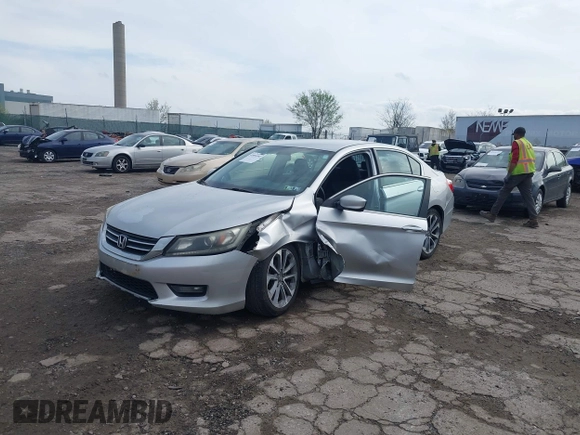 2014 Honda Accord Sedan Sport with VIN 1HGCR2F53EA134778, listed as a IAAI auction lot 41951952 with 225,219 mi miles. Bid and sale history available at carsss.com. Image 2.