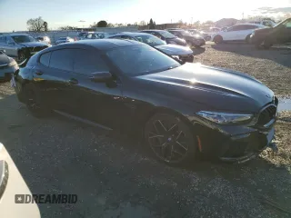 2020 BMW M8 Competition with VIN WBSGV0C09LCE03128, listed as a Copart auction lot 44647935 with 53,107 mi miles and Salvage Title. Bid and sale history available at carsss.com. Image 4.