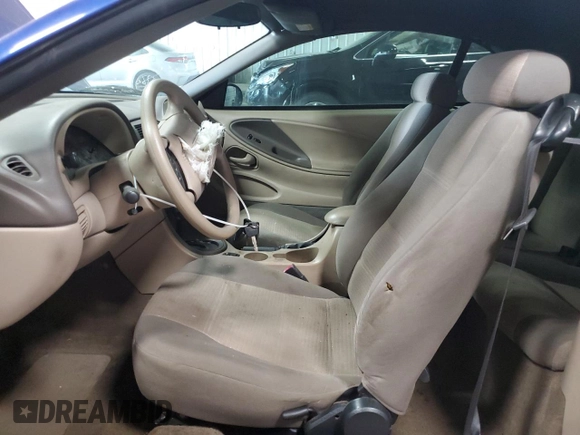 2002 Ford Mustang Deluxe with VIN 1FAFP44442F206292, listed as a Copart auction lot 58987095 with 115,245 mi miles and Non repairable. Bid and sale history available at DreamBid. Image 7.