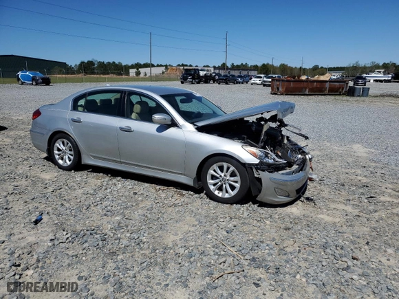 2013 Hyundai Genesis 3.8L with VIN KMHGC4DD7DU229263, listed as a Copart auction lot 49427545 with 250,850 mi miles and Salvage Title. Bid and sale history available at carsss.com. Image 4.