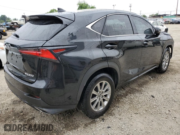 2021 Lexus NX 300 with VIN JTJDARBZ6M2184303, listed as a Copart auction lot 59742115 with 57,129 mi miles and Salvage title. Bid and sale history available at DreamBid. Image 3.