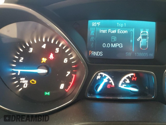 2013 Ford Escape SE with VIN 1FMCU0GX7DUC84970, listed as a Copart auction lot 59611935 with 138,605 mi miles and Salvage title. Bid and sale history available at DreamBid. Image 9.