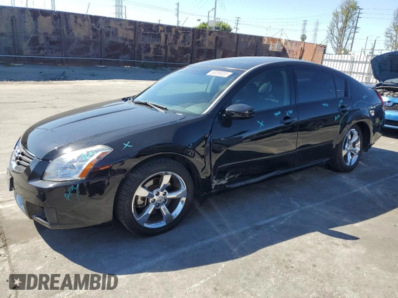2008 Nissan Maxima 3.5 SE with VIN 1N4BA41E18C819378, listed as a Copart auction lot 50099855 with 79,751 mi miles and Salvage Title. Bid and sale history available at carsss.com. Image 1.