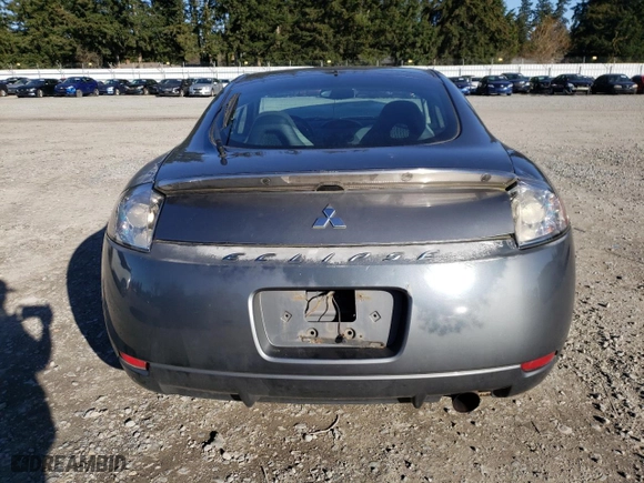 2006 Mitsubishi Eclipse GS with VIN 4A3AK24F46E026361, listed as a Copart auction lot 47308475 with 168,671 mi miles and Salvage Title. Bid and sale history available at carsss.com. Image 6.