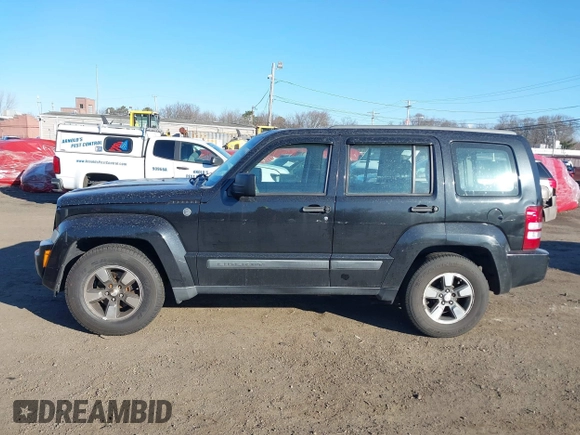 2008 Jeep Liberty Sport with VIN 1J8GN28K38W256670, listed as a IAAI auction lot 41688609 with 147,343 mi miles. Bid and sale history available at carsss.com. Image 14.