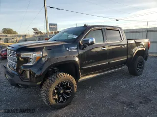 2020 GMC Sierra 1500 Denali with VIN 1GTU9FEL5LZ106974, listed as a Copart auction lot 83200414 with 33,119 mi miles and Salvage Title. Bid and sale history available at carsss.com. Image 1.