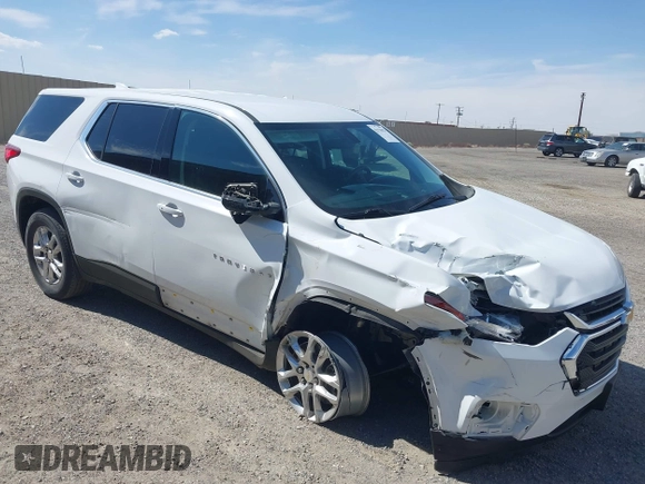 2020 Chevrolet Traverse LS with VIN 1GNERFKW0LJ303818, listed as a IAAI auction lot 42170427 with 67,517 mi miles and . Bid and sale history available at DreamBid. Image 1.
