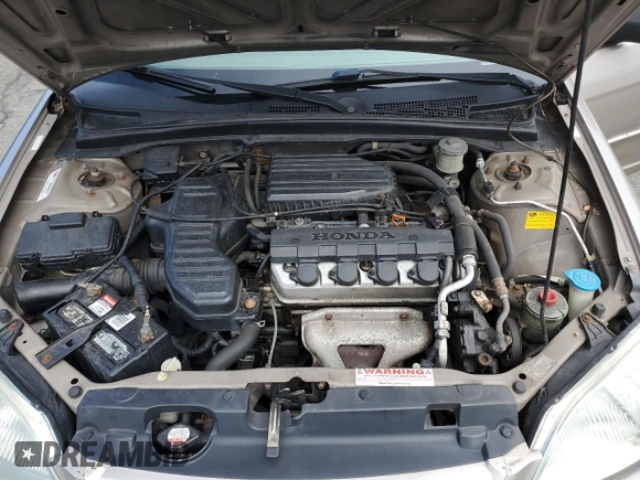 2001 Honda Civic LX with VIN 2HGES16541H601287, listed as a Copart auction lot 49763355 with 141,330 mi miles and Salvage Title. Bid and sale history available at carsss.com. Image 11.