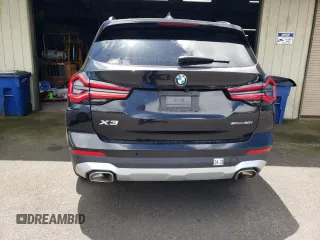 2024 BMW X3 sDrive30i with VIN 5UX43DP01R9V52605, listed as a Copart auction lot 52757335 with 20,403 mi miles and Clean Title. Bid and sale history available at DreamBid. Image 6.