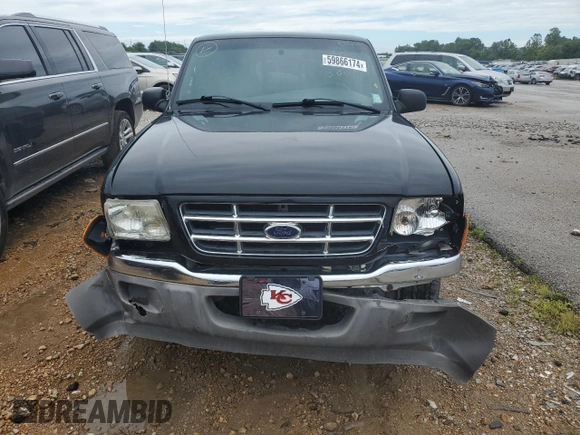 2003 Ford Ranger XL Fleet with VIN 1FTYR44U33PB76954, listed as a Copart auction lot 59866174 with 180,629 mi miles and Salvage title. Bid and sale history available at DreamBid. Image 5.
