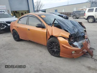 2005 Dodge Neon SRT-4 with VIN 1B3ES66S45D161979, listed as a Copart auction lot 42584285 with Not Provided miles and Salvage Title. Bid and sale history available at DreamBid. Image 4.