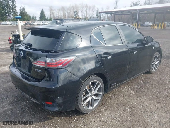 2014 Lexus CT 200h Hybrid with VIN JTHKD5BH0E2188400, listed as a IAAI auction lot 41766759 with 241,908 mi miles. Bid and sale history available at carsss.com. Image 4.