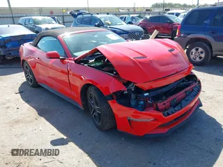 2019 Ford Mustang EcoBoost with VIN 1FATP8UH4K5121164, listed as a IAAI auction lot 41871025 with 111,282 mi miles and . Bid and sale history available at DreamBid. Image 1.