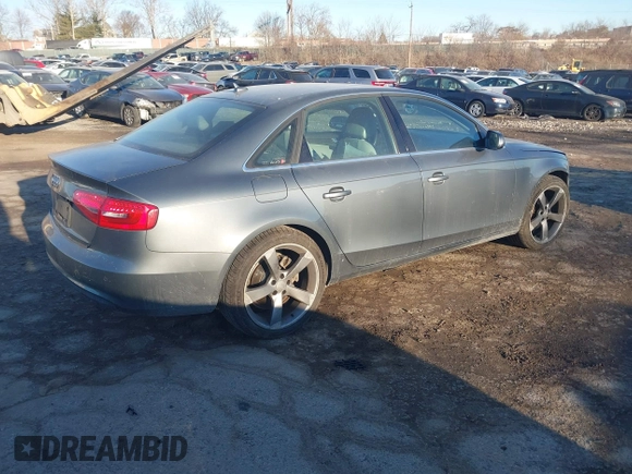 2013 Audi A4 Premium Plus with VIN WAUEFAFL3DN047850, listed as a IAAI auction lot 41451667 with 132,967 mi miles and . Bid and sale history available at DreamBid. Image 4.
