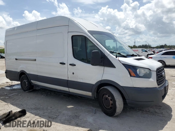 2017 Ford Transit Cargo with VIN 1FTBW3XG8HKA27569, listed as a Copart auction lot 41877665 with 207,932 mi miles and Salvage Title. Bid and sale history available at carsss.com. Image 4.