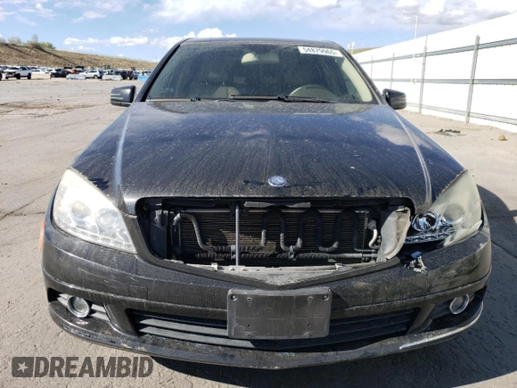 2011 Mercedes-Benz C 300 Sport with VIN WDDGF8BB1BR139794, listed as a Copart auction lot 54879965 with 108,713 mi miles and Salvage title. Bid and sale history available at DreamBid. Image 5.