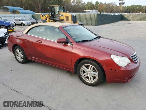 2010 Chrysler Sebring Touring with VIN 1C3BC5ED4AN105044, listed as a Copart auction lot 80578094 with 124,122 mi miles and Salvage Title. Bid and sale history available at carsss.com. Image 4.