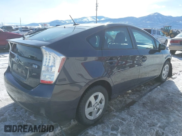 2011 Toyota Prius I with VIN JTDKN3DU4B0266777, listed as a IAAI auction lot 41577700 with 178,838 mi miles. Bid and sale history available at carsss.com. Image 4.